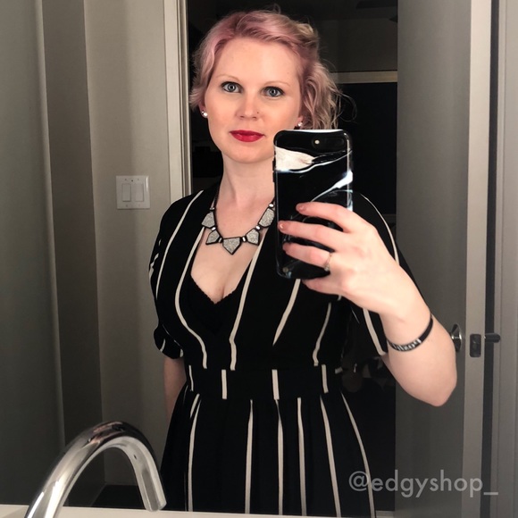 Striped Maxi Romper - Picture 5 of 5